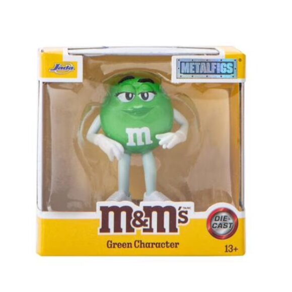 Jada Toys M&M's Green Character Metalfigs Diecast Collectible Figure 2.5 in - Picture 1 of 4